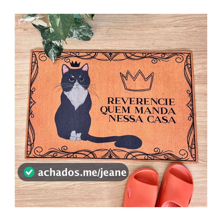 Tapete Casa Nova Gato Majestoso