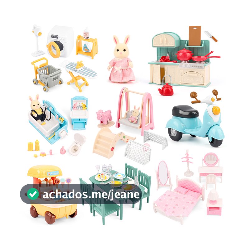 1 : 12 Móveis Em Miniatura Floresta Família Brinquedo De Cozinha Mini Modelo Casa De Bonecas Acessórios Finja Brincar Co