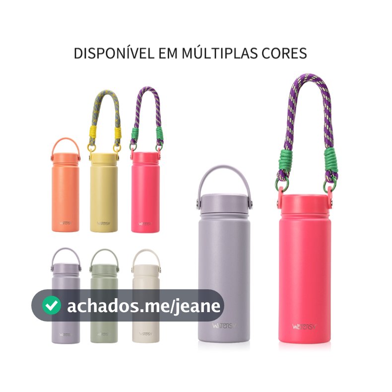 WATERSY garrafa de água gelada de aço inoxidável de qualidade alimentar copo de água desportivo