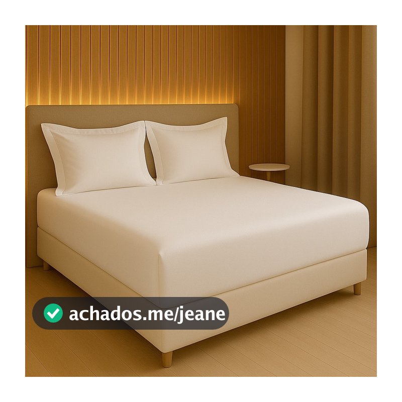 Jogo de Cama Queen 3 Peças 100% Algodão 400 Fios Sem Ponto Palito Premium Macio