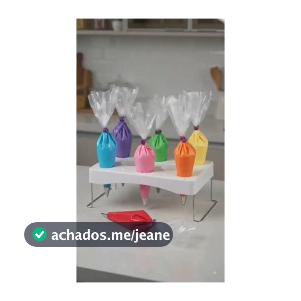 Mesa para Mangas de Confeitar | Suporte Organizador para Mangas e Bicos