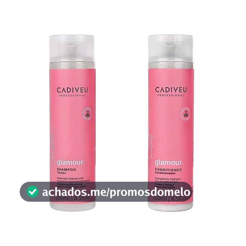 Cadiveu Kit Glamour Rubi Shampoo + Condicionador 250ml