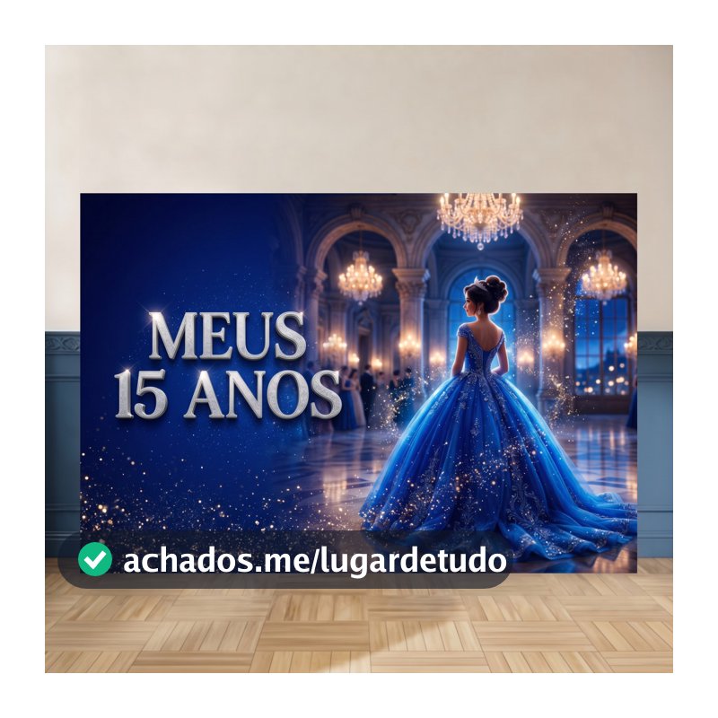 Fundo Fotográfico Debutante 15 Anos | Eventos | Tecido Premium | Frete Grátis | Vários Modelos | 150x220cm