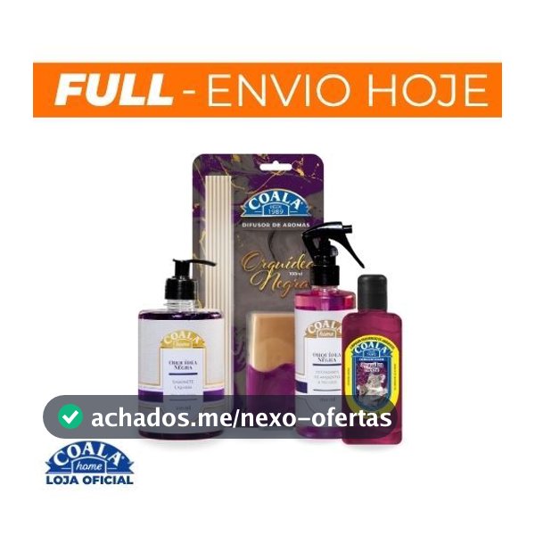 Kit Coala Home Orquidea Negra - 4 Itens