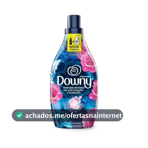 Amaciante Downy Brisa Intenso 1.5L Rende 6L Perfume de Alta Fixação