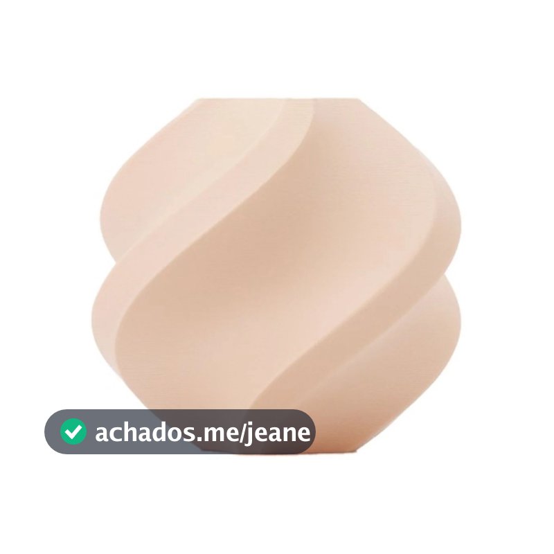 Filamento Bambu Lab Pla Lite, 1,75mm, 1Kg, Bege Matte, Sem Carretel, A18-P0-1.75-1000-SPLFREE