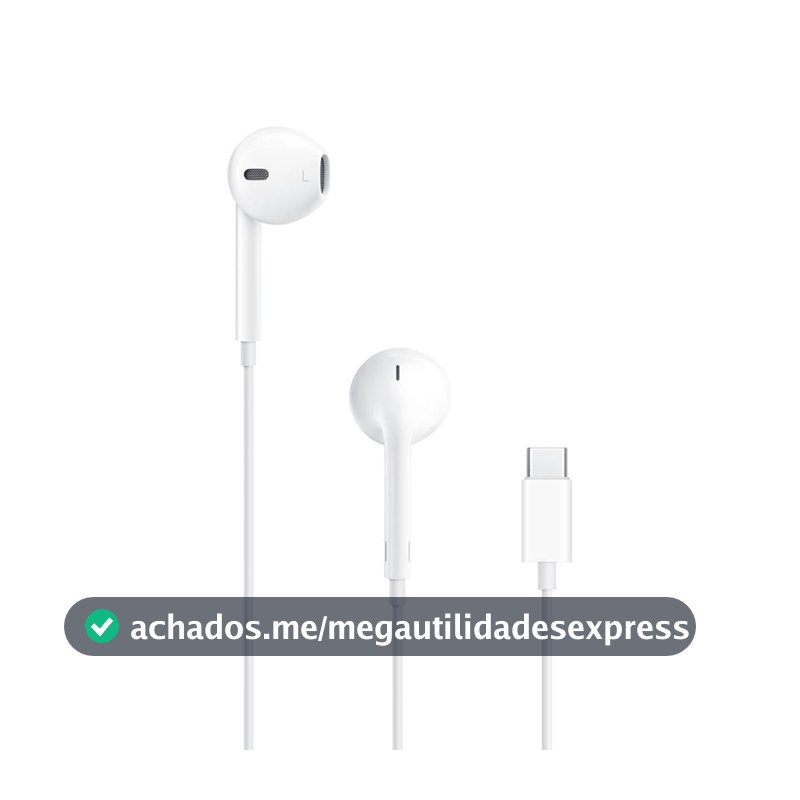 Fone de Ouvido EarPods, Apple, conector USB-C