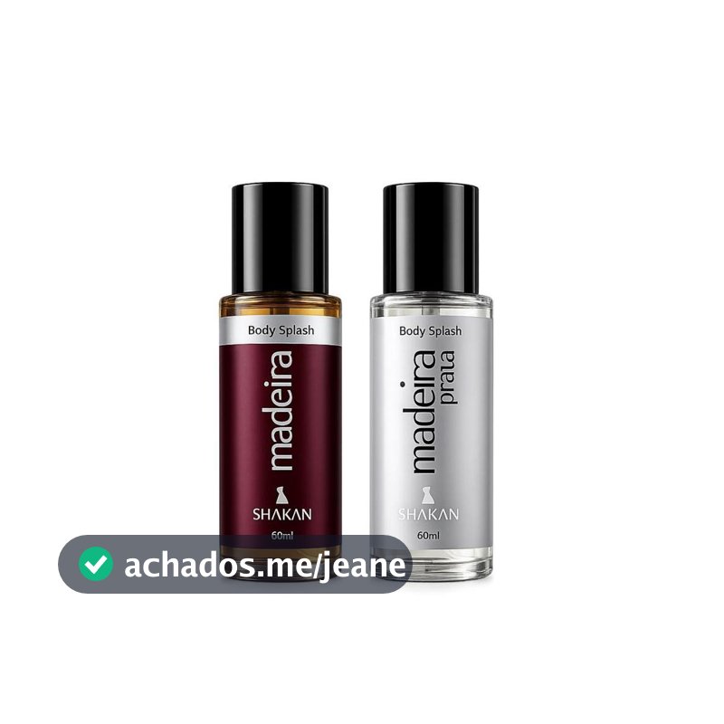 Combo Corporal 2 Unidades Madeira e Prata