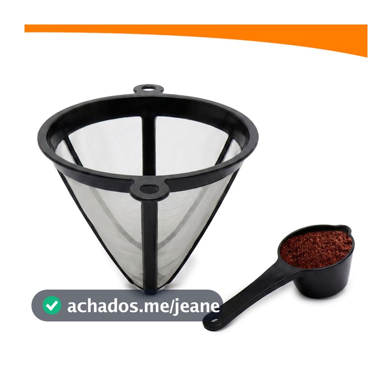 Filtro Café Permanente Coador Reutilizável Universal 102 103 Cafeteira Elétrica Refil