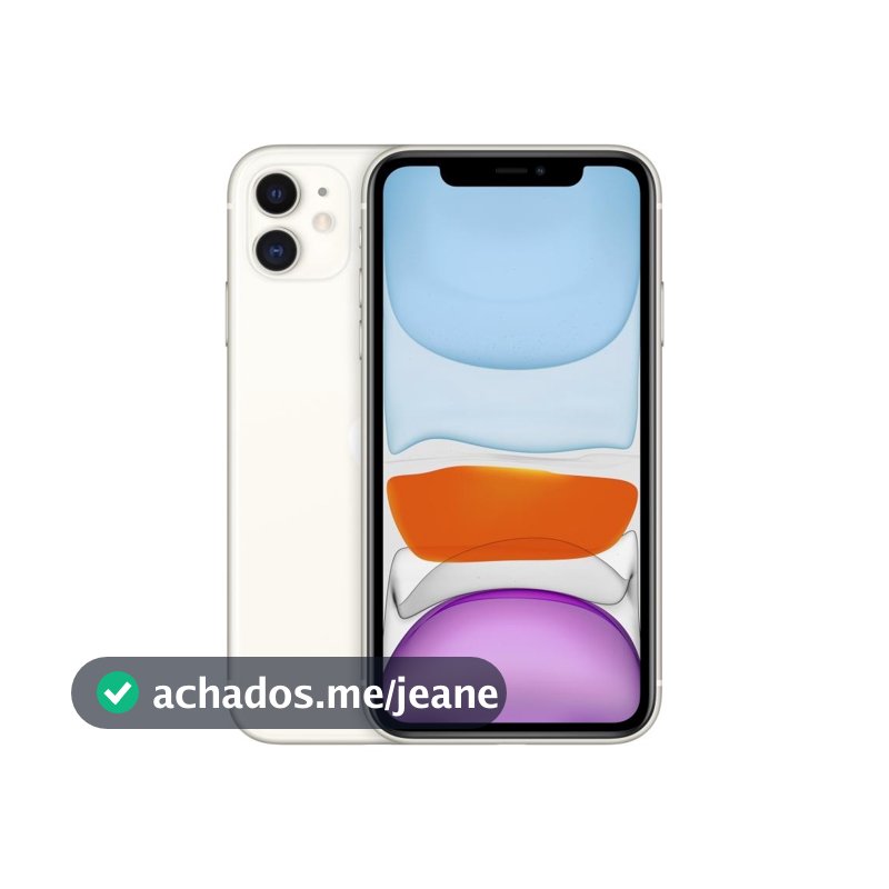 Usado: iPhone 11 64GB Branco Bom - bateria 70% - Trocafy - Apple