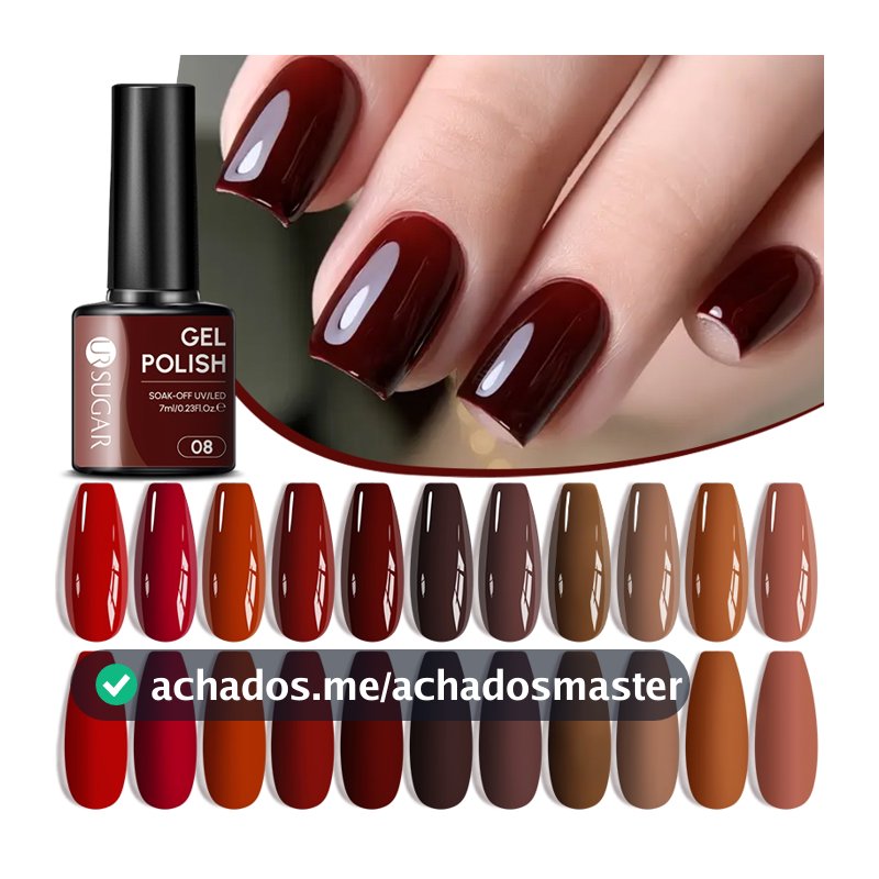 UR SUGAR 7.5/7ml Unha Gel Polonês Embeber UV LED Semi Permanente Vernizes Manicure Arte Do Prego Fosco Casaco