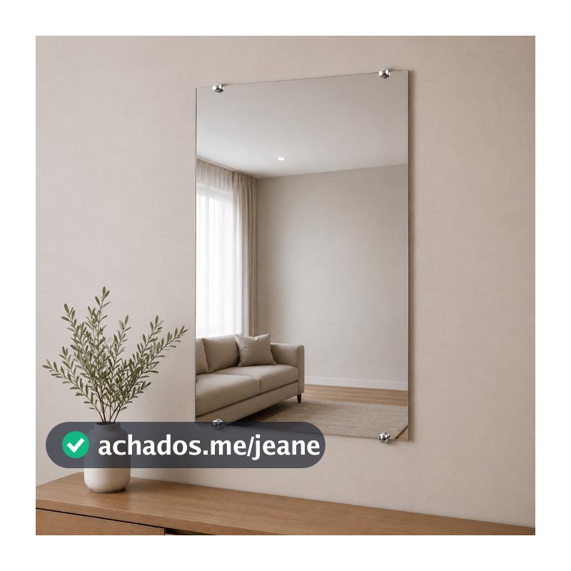 Espelho Grande Corpo Inteiro Diversas Medidas para Banheiro/ Quarto/ Closet Sem Moldura