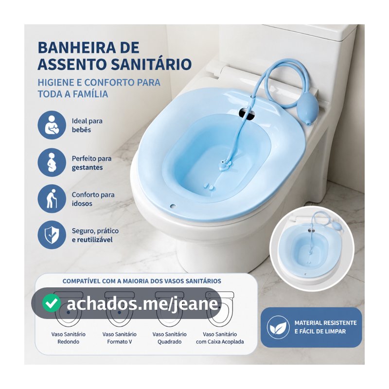 Banho de assento dobrável para higiene íntima, bacia portátil para mulheres, pós-parto, hemorroidas e imersão do períneo