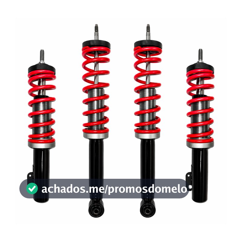 Kit Completo Suspensão Rosca Slim Para Gol G5 G6 e G7 (2008 a 2016)