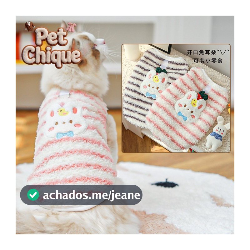 Pet Chique - Roupas para animais de estimação Cachorro Gato Outono Inverno Colete Quente