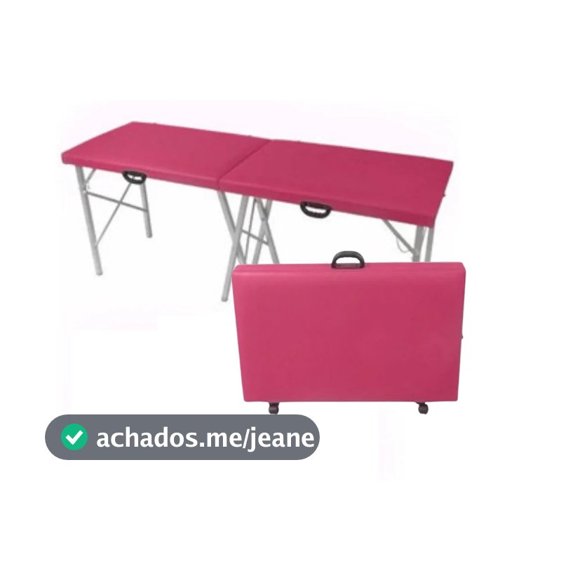 Macas Para Esteticista - Portátil Dobrável C/ Alças Suporta 200Kg - Oferta