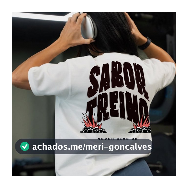 Camisetão T-shirt unissex sabor treino 100% Algodão Feminina Gym Treino Academia Fitness Musculação