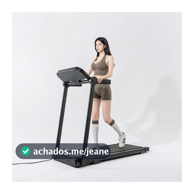 Esteira Inteligente 8 Velocidades Tapete Largo 110cm Bluetooth APP Tela Grande 12Amortecedores Inclinação Ajustável Casa