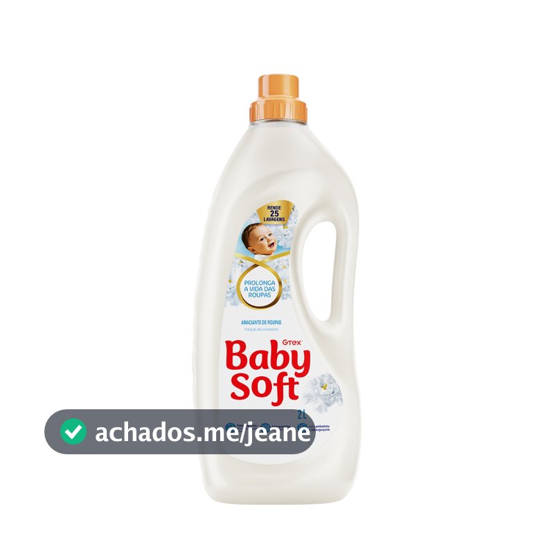 Amaciante Baby Soft Toque de Cuidado 2L Branco
