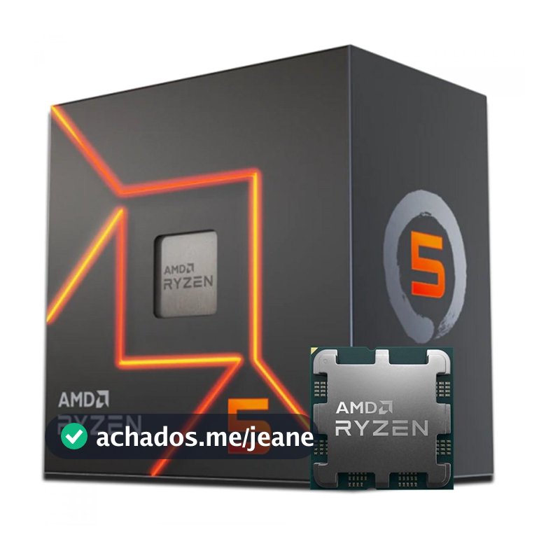Processador AMD Ryzen 5 8500G, 3.5GHz (5.0GHz Turbo) Com Cooler AMD Wraith Stealth,100-100000931BOX
