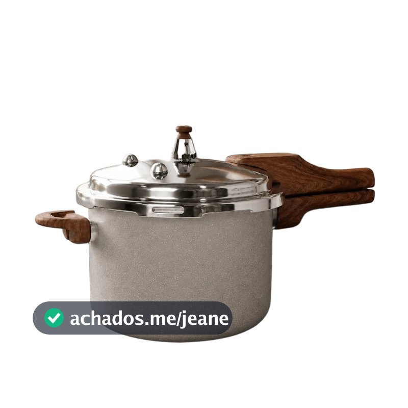 Panela Pressão de 4,2l Indução Cerâmica 4 Válvulas Segurança