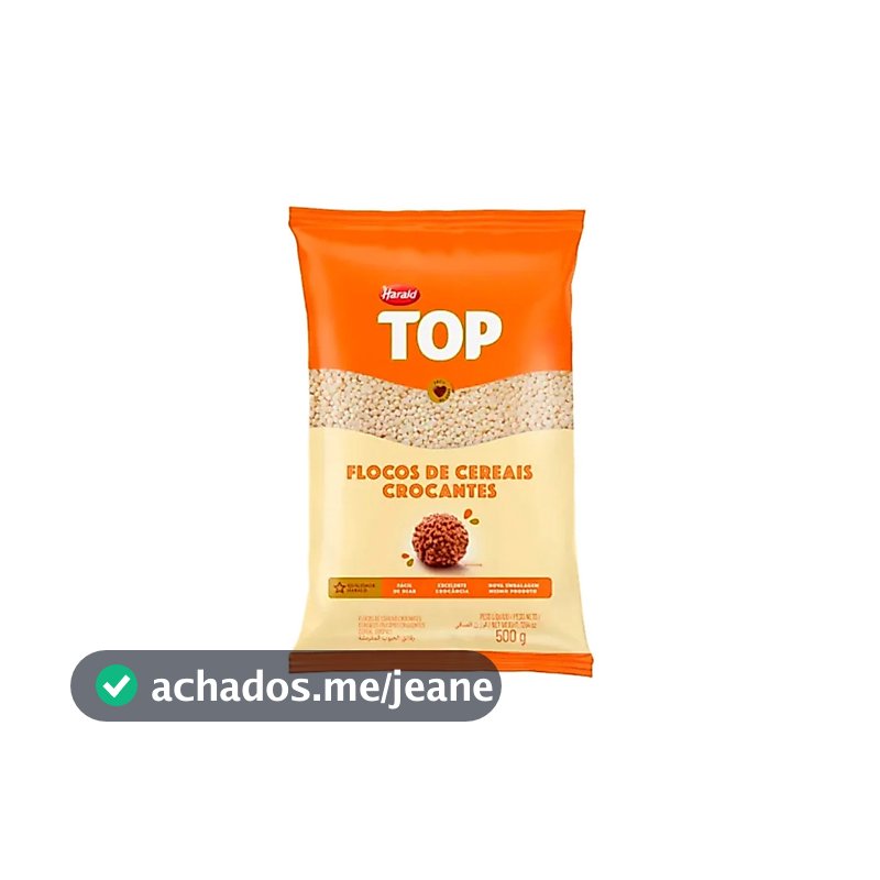 Flocos de Arroz Harald 500g Crocância para Confeitaria