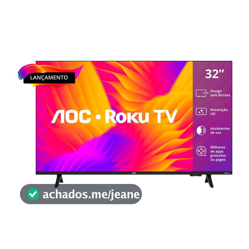 Smart Tv Aoc Dled 32 Wi-fi Roku Tv Quad Core 32s5155/78g