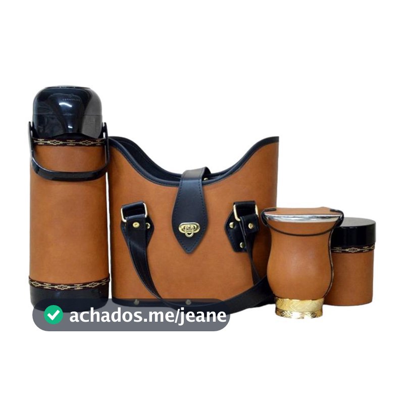 Kit Luxo para chimarrão e tererê Acessórios para chimarrão, kit luxo