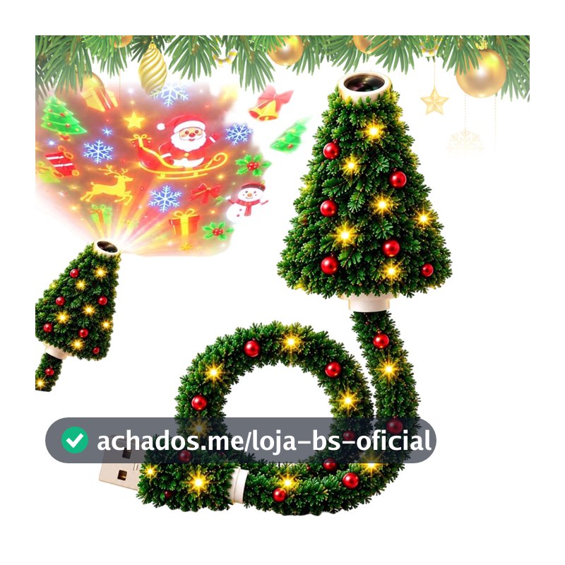 Luz De Projeção De Árvore De Natal Shenhua , Projetor LED Plug-And-Play USB Com 6 Cenas Festivas , Lâmpada Flexível De P