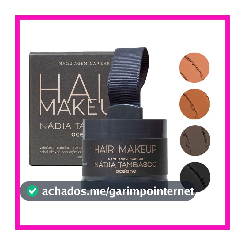 Nádia Tambasco Maquiagem Capilar Hair Make Up 4g (Ajudar a corrigir falhas nos cabelos)