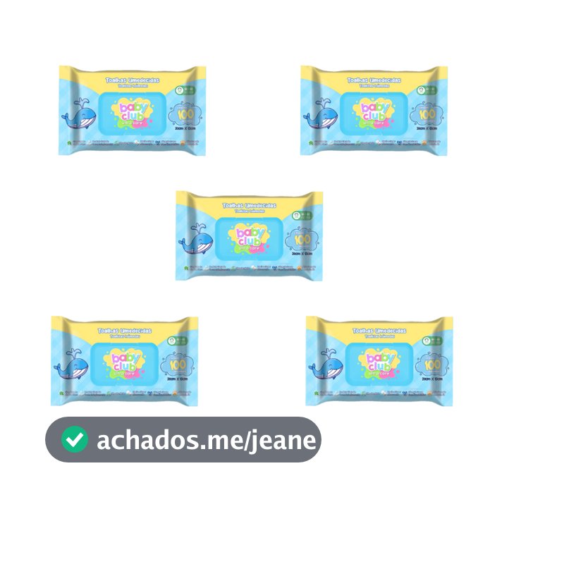 Kit 500 Toalhas Umedecidas Turma Do Soninho Lencinho Hidratante