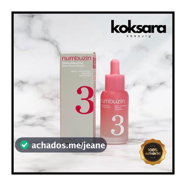Numbuzin No.3 Bifida Bakuchiol Zero Pore Serum 30ml