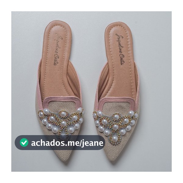 Mule Feminino luxo Bico fino Sapatilha Sandália Sapato Mocassim Rasteira Casual Jaqueline Costa