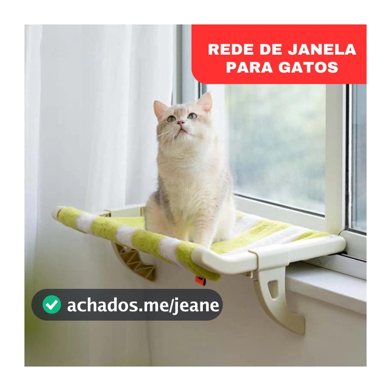 Rede de janela para gatos cama suspensa para gatos rede de parede para gatos para janela Rede de balanço para gatos