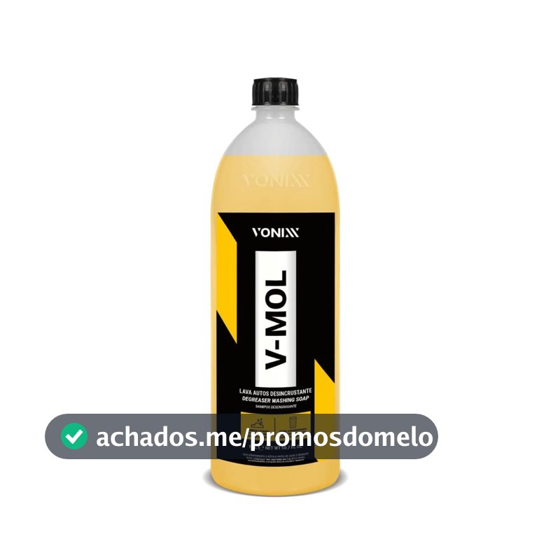 Vonixx V-Mol 1,5L Lava Autos Desincrustante Concentrado Desengraxante Remove Barro e Graxa (90)