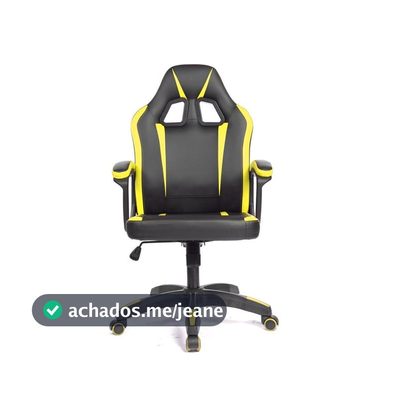 Cadeira Gamer Fortt Lípsia Amarela - CGF002-AM