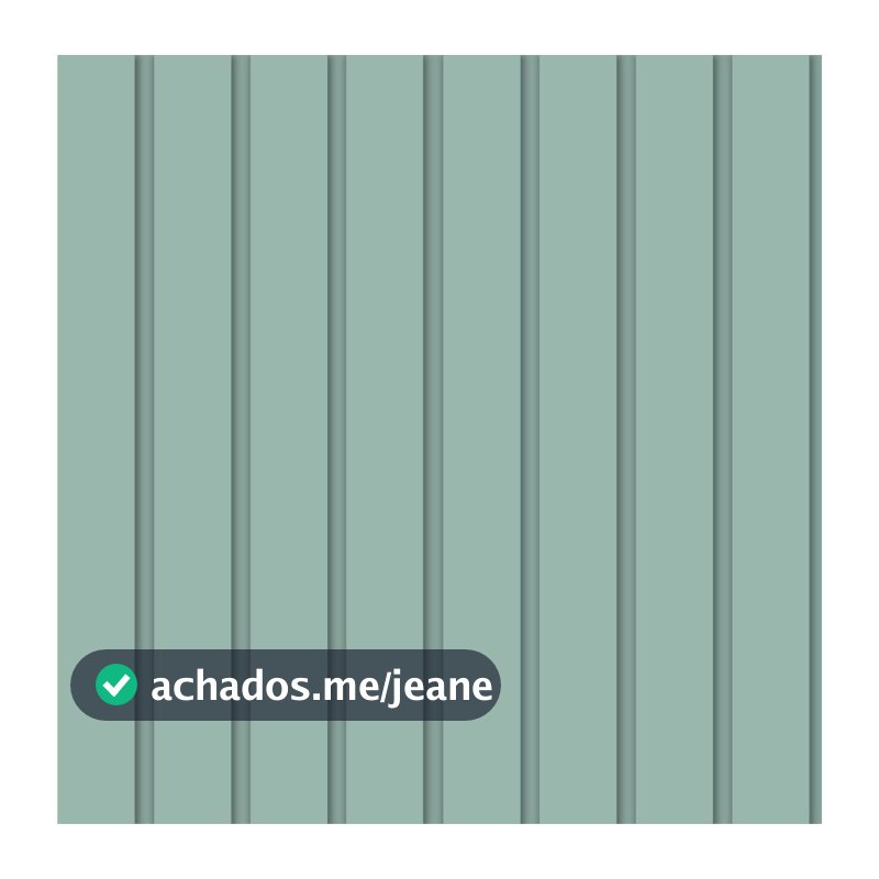 Papel De Parede Ripado Verde Menta 3mX58CM