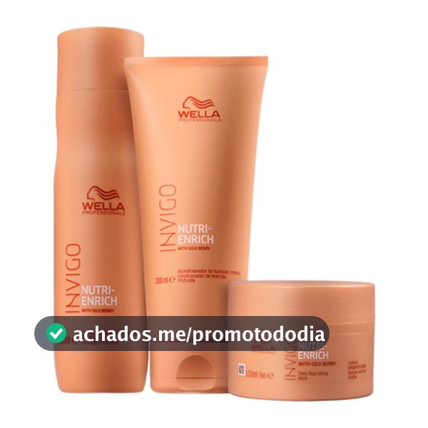 Kit Invigo Nutri Enrich Wella Professionals (3 Produtos Pequenos)