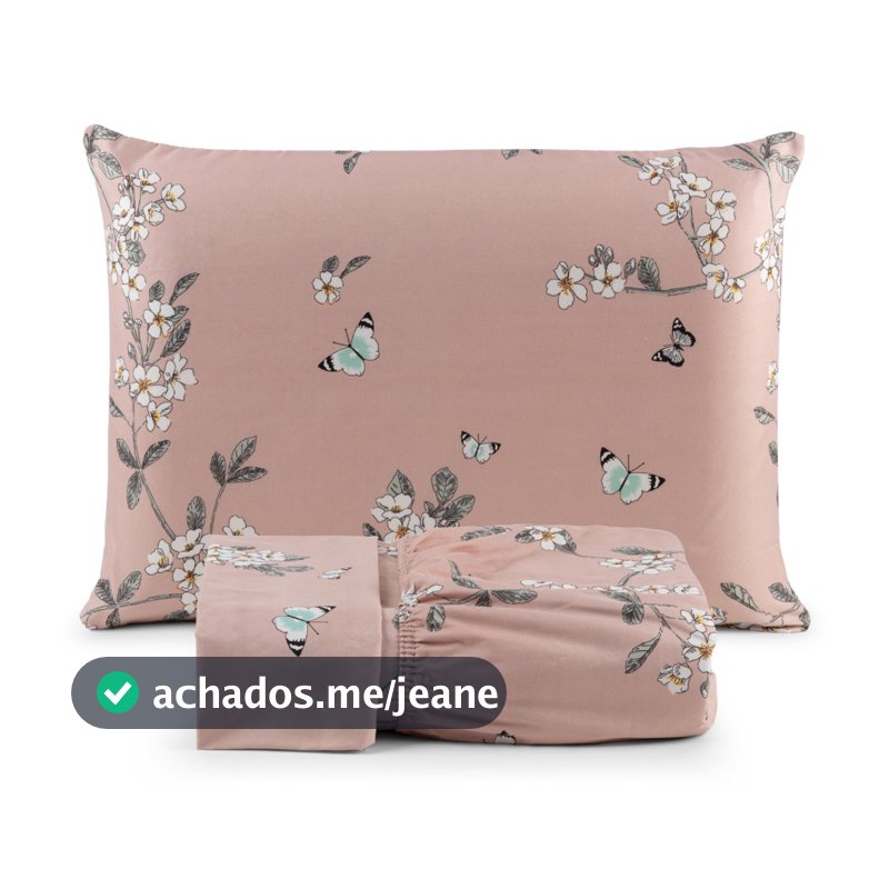 Jogo de Lençol Casal 3 Peças 200 Fios Cama Box com Elástico Macio
