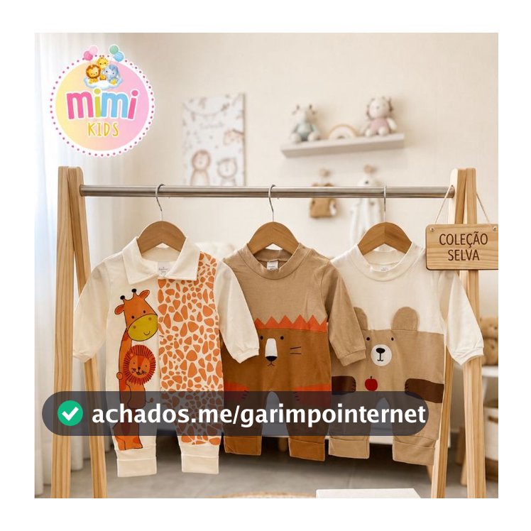 Kit Sortido 03 Peças de Roupas Infantil Menino - Promoção - Kit com 3 Macacão Roupa Infantil Menino Envio Imediato