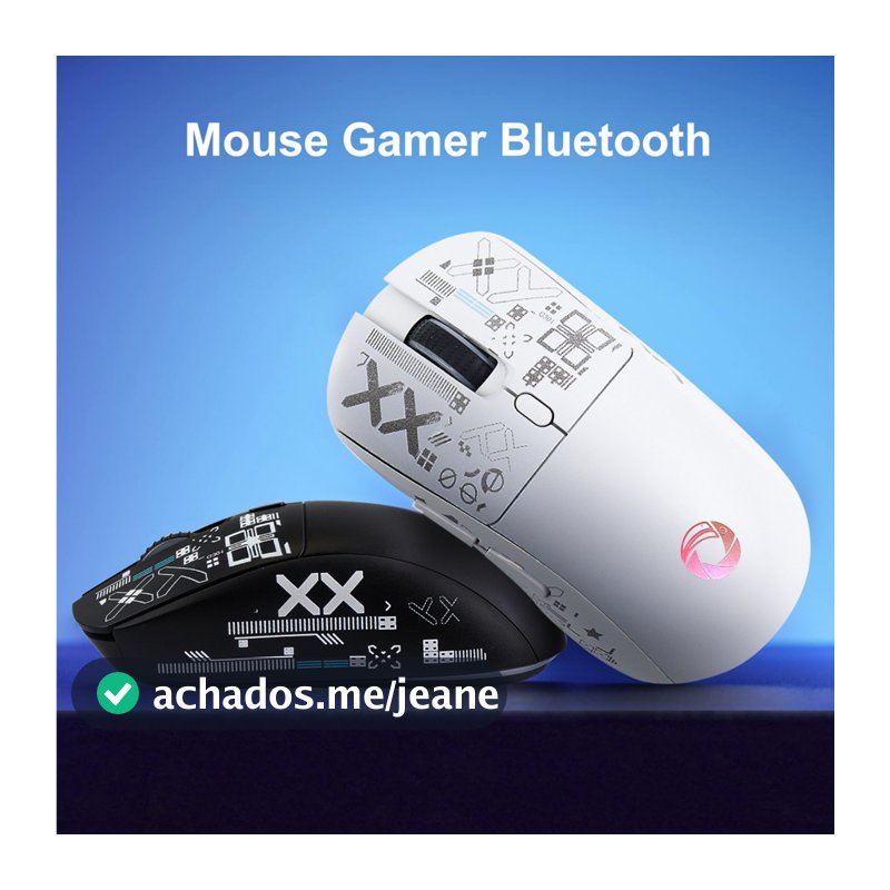 Uniwity Mouse Sem Fio Recarregável com Bluetooth, RGB e Design Ergonômico – Conforto e Estilo
