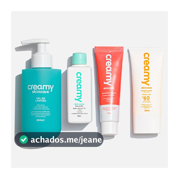 Kit Rotina Pele Oleosa - Gel de Limpeza, Tônico Antioleosidade Ácido Salicílico, Creme Hidratante Facial, Protetor FPS60