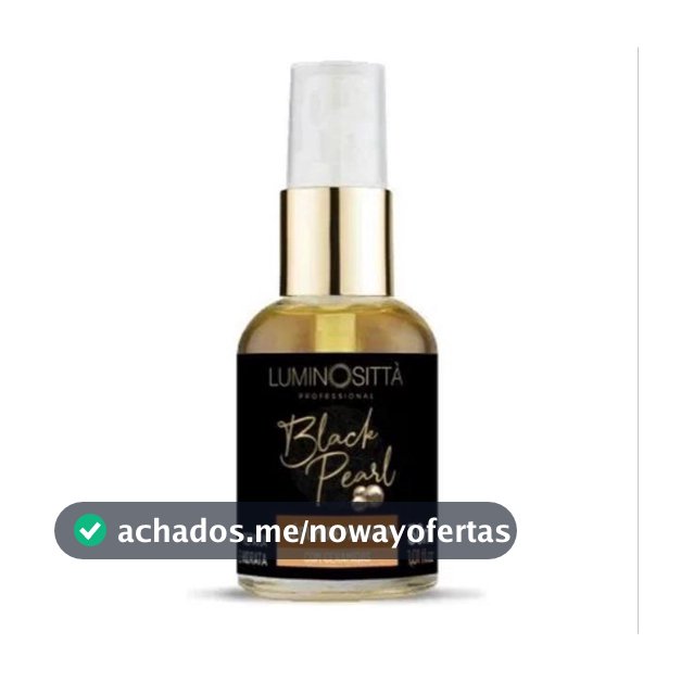 Reparador De Pontas Serum Black Pearl 30 Ml - Luminosittà