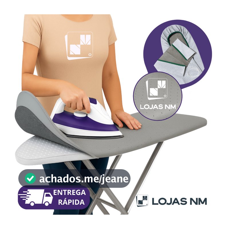 Capa Para Tábua De Passar Roupa Forro Térmico Aluminizado Com Espuma Mesa de Passar Todos Tamanhos