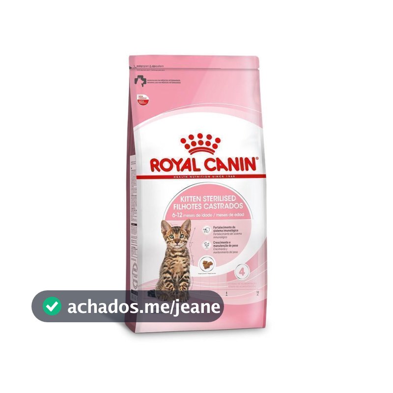 Ração Seca Royal Canin para Gatos Filhotes Castrados de 6 a 12 meses - 4 Kg