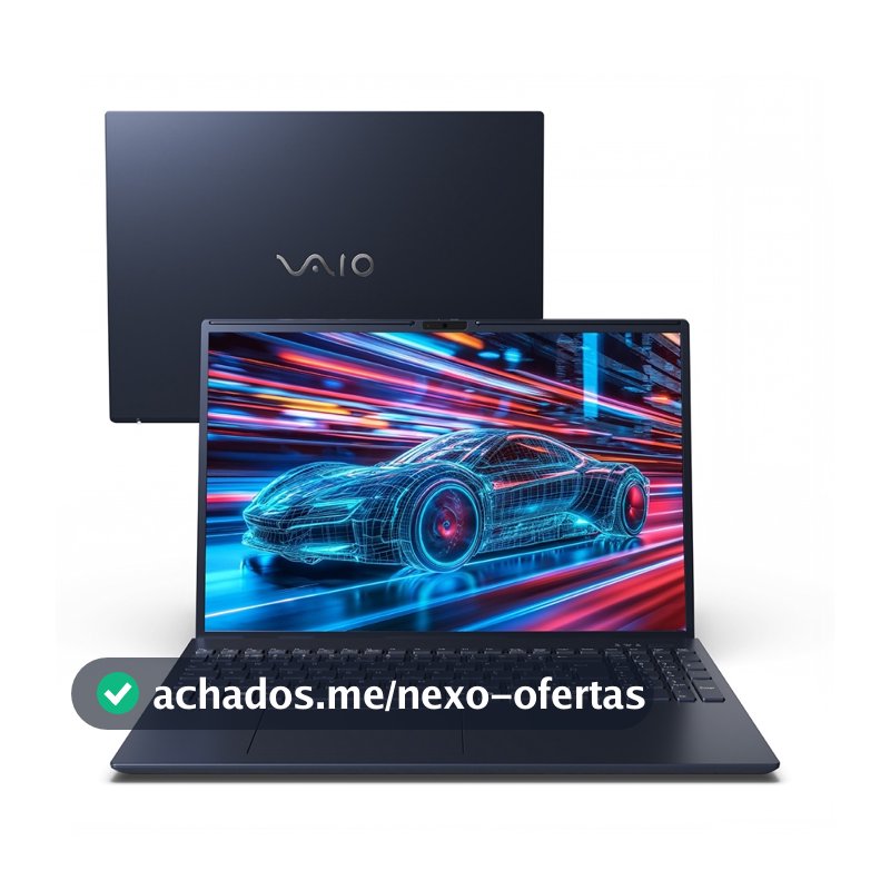 Notebook VAIO FE16 AMD Ryzen 7-5825U Linux 16GB RAM 256GB SSD 16" IPS WUXGA Antirreflexo - Cinza