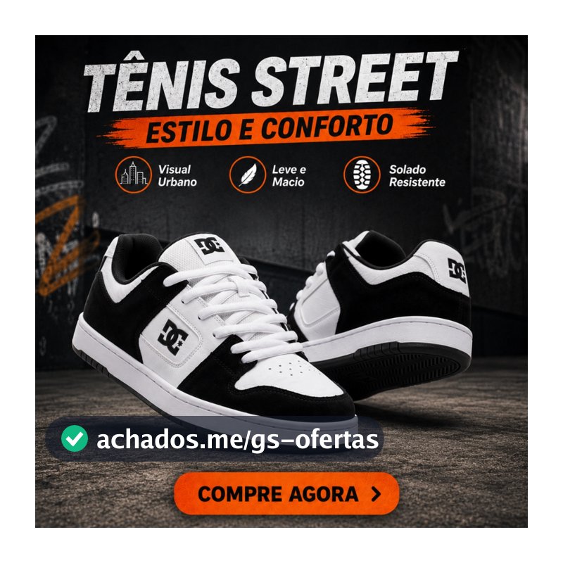 Tenis Masculino Streetwear Moderno Casual Confortavel Para Usar No Dia A Dia Urbano Top