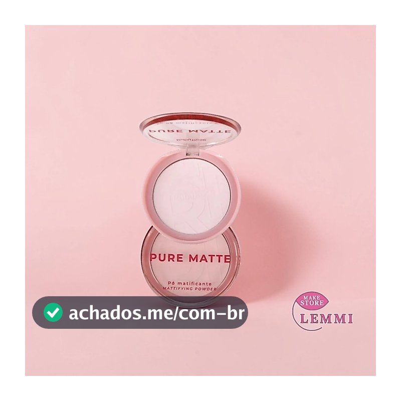 Pó Compacto Matificante Ultrafino Pure Matte Ruby Rose