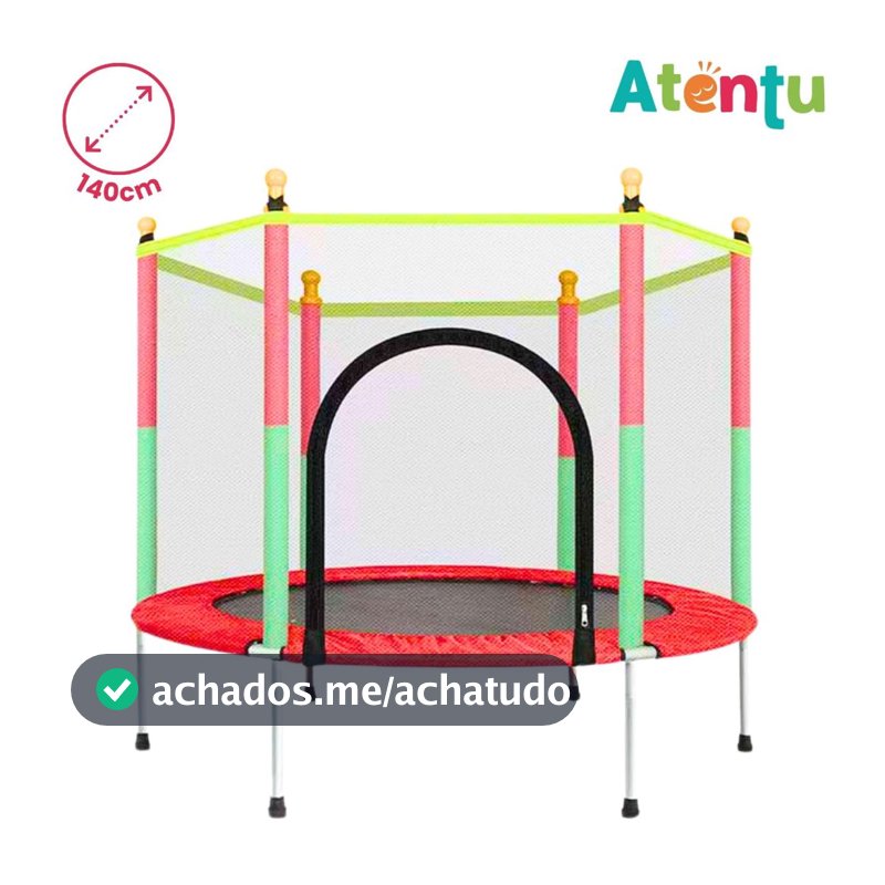 Cama Elástica Pula Pula Infantil Trampolim 1,4 metros