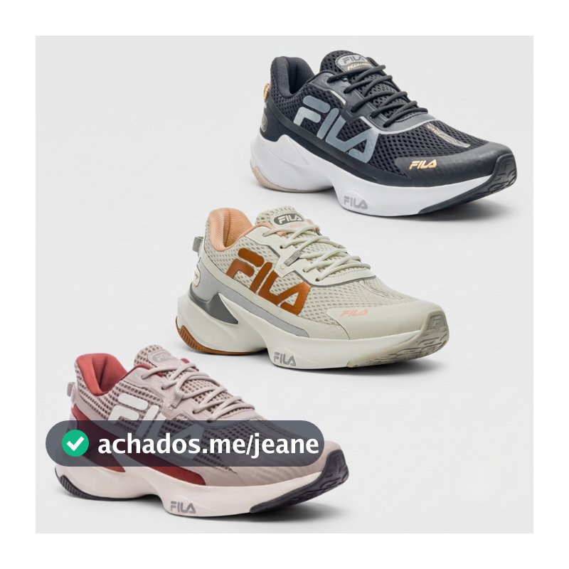 Tênis Fila Recovery Feminino Esportivo Corrida Original Nota Fiscal Garantia de Fábrica